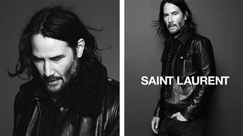 keanu yves saint laurent|keanu reeves new face.